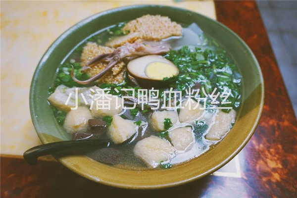 小潘記鴨血粉絲湯加盟